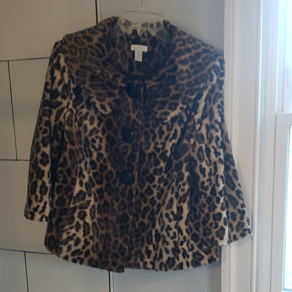 Leopard Print Women's Coat